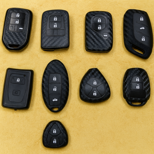 M/Y PVC Soft Carbon Style Remote Cover - Image 1