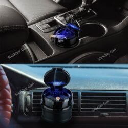 Creative Car Ashtray with LED Light