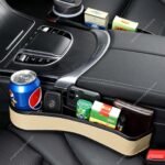 Multifunction PU Leather Portable Car Storage Box Seat Gap Filler Organizer