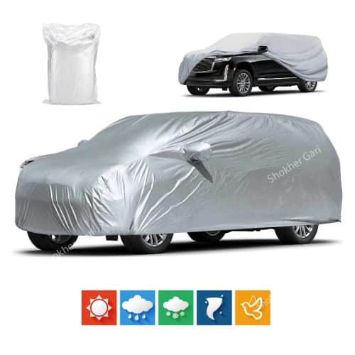 M/Y/P  Mid Size SUV Cover \ Car Cover \ Dust Cover \ Car Body Cover Umbrella Fabric 90% Water Resistant - Image 1
