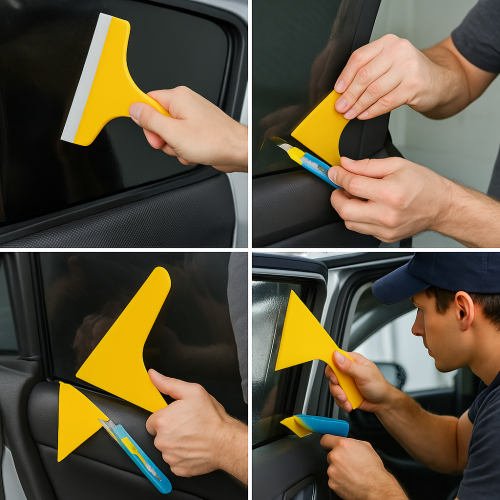 Tuner 6pcs/set Car & Home Window Tint Tools Kit - Image 1