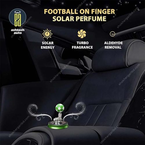 1pcs Football on Fingure Solar Car Perfume - Image 9