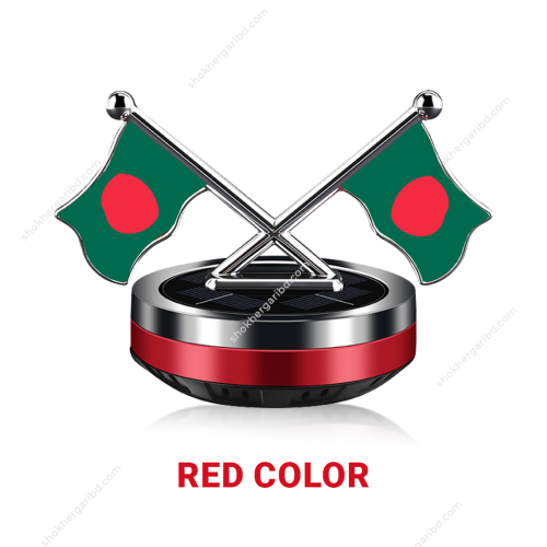 Bangladesh Car Flag Auto Rotating Solar air Freshener - Image 2