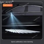 2pcs Car Angel Wings Welcome Light