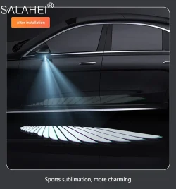 2pcs Car Angel Wings Welcome Light