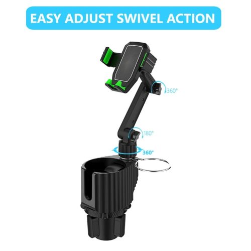 3 in 1 Car Cup Holder Phone Mount Stand Adjustable - Image 8