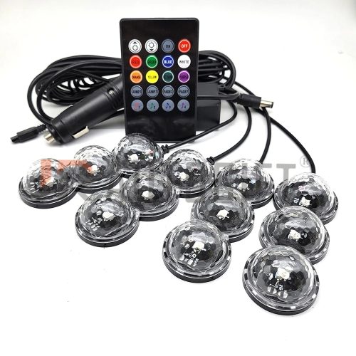 Car Seat Bottom Starlights  RGB Remote Control - Image 7