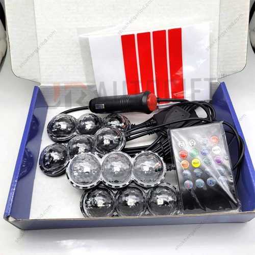 Car Seat Bottom Starlights  RGB Remote Control - Image 2