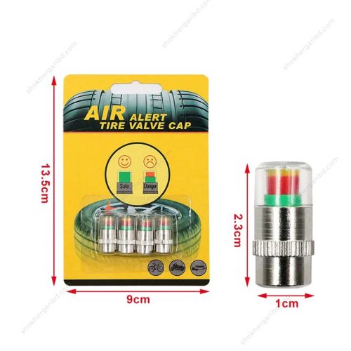 4PCS Car Tire Pressure Indicator Caps - Image 3