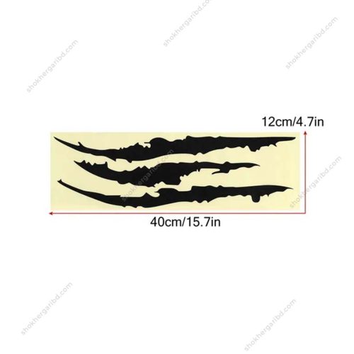 2pcs Claw Marks Sticker For Car Headlight - Image 2