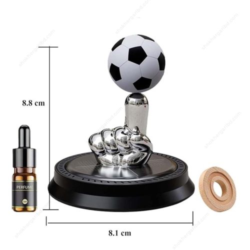 1pcs Football on Fingure Solar Car Perfume - Image 8