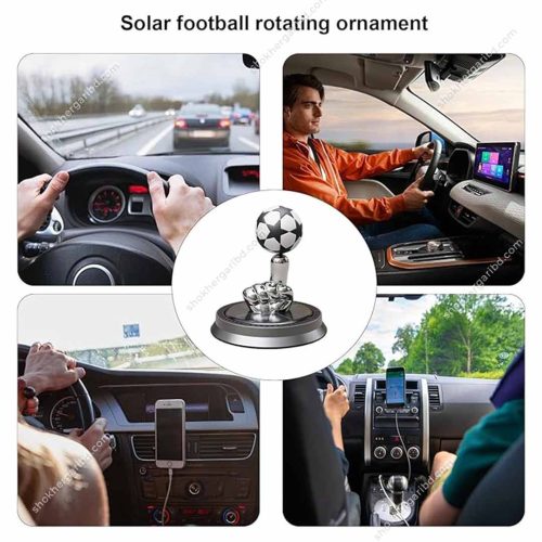 1pcs Football on Fingure Solar Car Perfume - Image 3