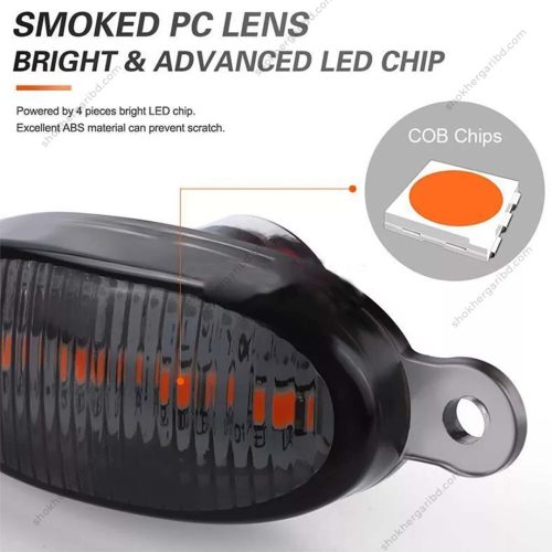 4pcs LED Front Grill Running Lights For Car Style - Image 6