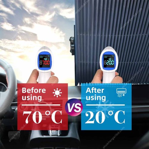 Car Front Rear Sunshades Windshield Curtains for Sun Visor Car Sun Shades Summer UV Blocking - Image 4