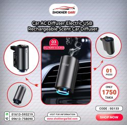 Car AC Diffuser Electric USB Rechargeable Scent Car Diffuser