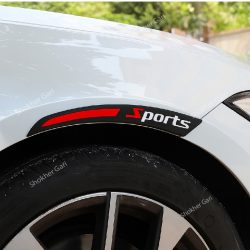 4pcs Universal PVC Soft Vehicle Wheel Brow Protector Sticker 4 Pices Set