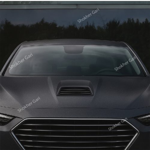 Car Bonnet Hood Fake Air Vent Modification Carbon Fiber Style - Image 1