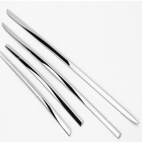 4pcs chrome Car side door universal body Decorative molding cover - Image 3