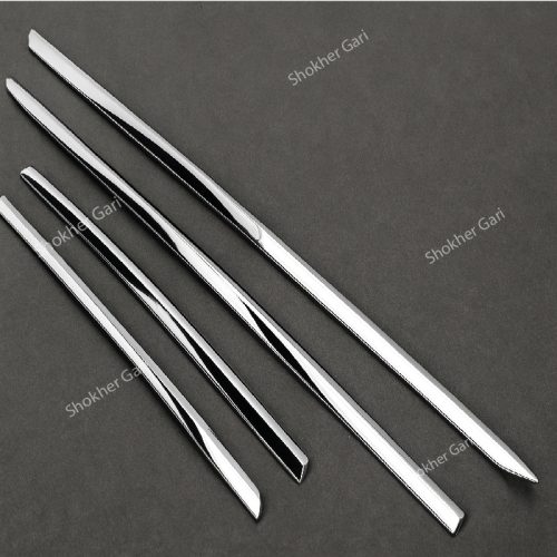 4pcs chrome Car side door universal body Decorative molding cover - Image 2