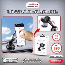 Yesido C261 Car Dashboard Using Phone Holder