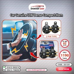 Car Genuine 12W Denso Compact Horn