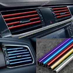 10 pcs set 20 cm Pipe Car AC Vent Blade Strip