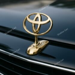 Toyota Golden Stand Eagle Bonnet Logo 1pcs