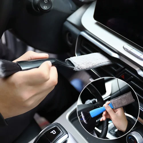 Car Dust Cleaning Brush Double Head 1pcs - Image 8