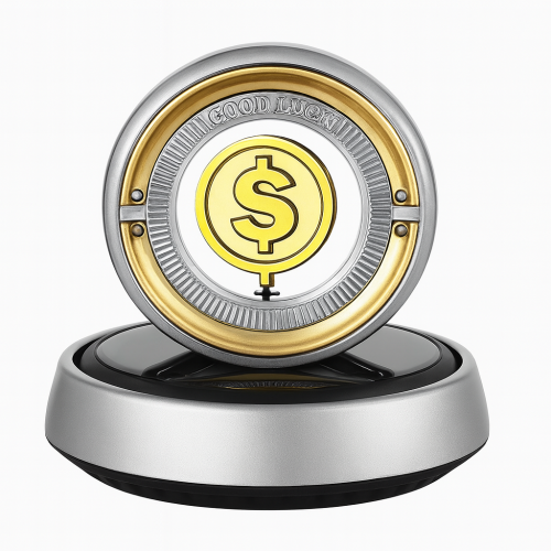 Gold Dollar Coin Solar Car Air Fresheners - Image 8