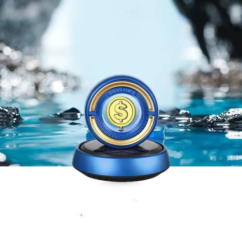 Gold Dollar Coin Solar Car Air Fresheners - Image 2