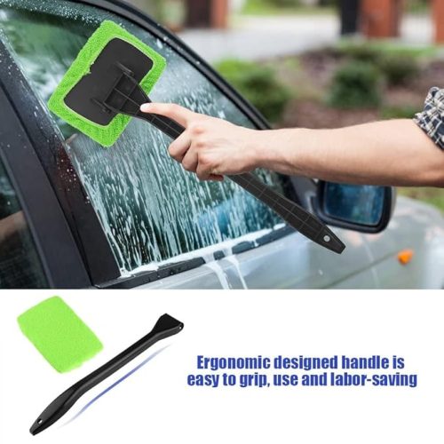 Windshield and Window Cleaner Microfiber Cloth Tool - Image 3
