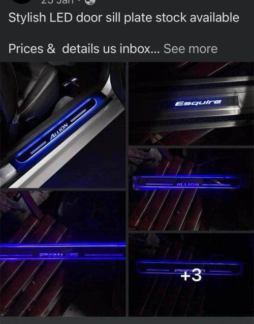 M/Y/P LED Car Door Footstep  Sill Plates Door 4pcs/2pcs Set - Image 5