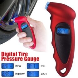 LCD Display Tyre Air Pressure Meter Gauge