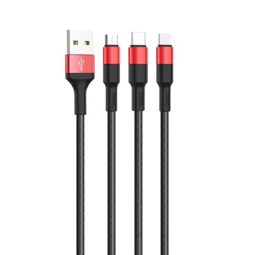 HOCO X26 Charging Cable 3 in 1 - Image 6