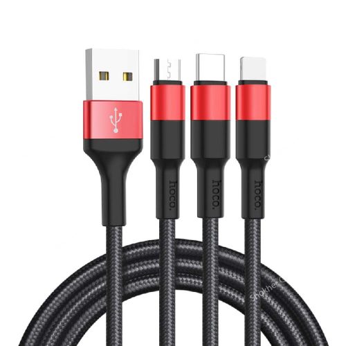 HOCO X26 Charging Cable 3 in 1 - Image 4
