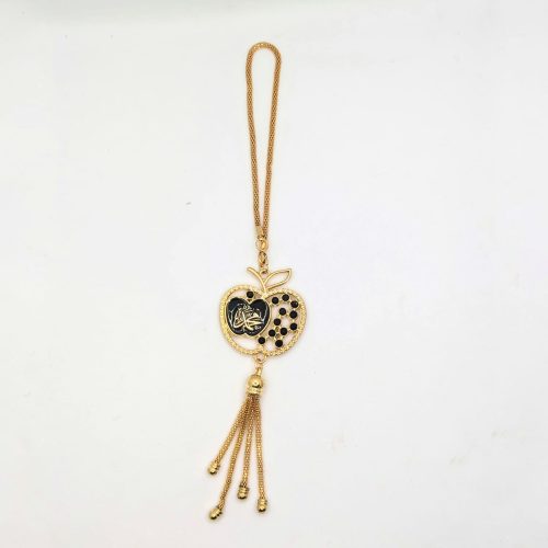 Apple Shape Allahu Stone Chain - Image 2