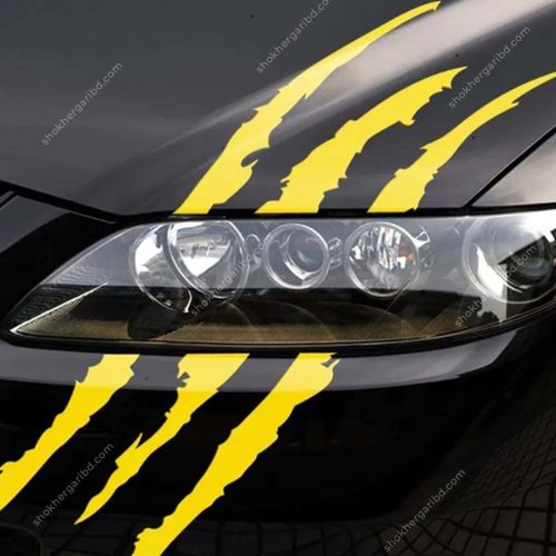 2pcs Claw Marks Sticker For Car Headlight - Image 7