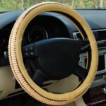 1pcs Glossy Button style Steering Wheel Cover
