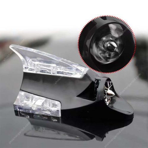 Wind Power Shark Fin Antenna Universal LED Colorful Lights - Image 5