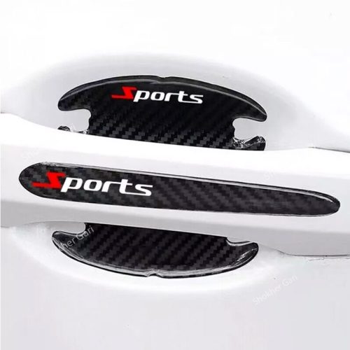 8 pcs set Sports Car Door Handle Bowl Cover Protector Sticker - Image 8