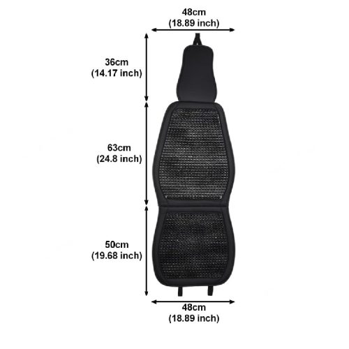 1pcs Wood Beaded Car Seat Cushion Cover - Image 3