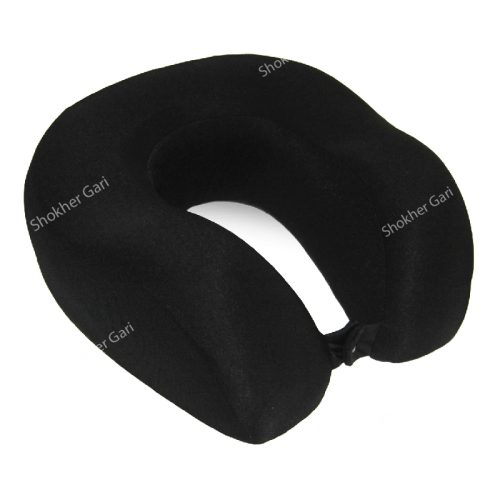 Velvet Lion Memory Foam Neck Pillow - Black - Image 3