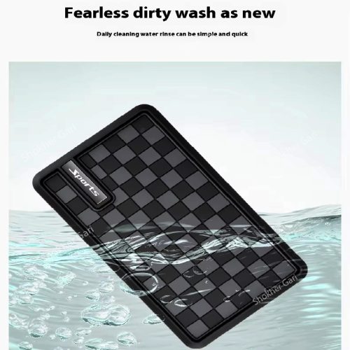 1pcs Diamond Check Pattern Anti slip mat - Image 3