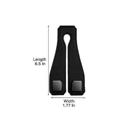 1Pcs Portable Car Seat Hooks Pu Leather & Metal - Image 4