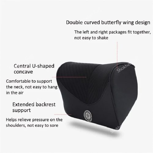 1Pcs Liner Design Memory Foam Neck Pillow - Image 3