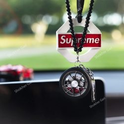 Wheel Car Mirror Rearview Hanging Chain