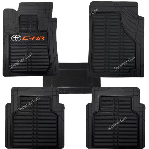 4D Luxury PVC Soft Floor mat 5pcs set - Image 21