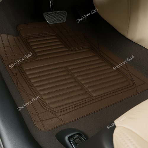 4D Luxury PVC Soft Floor mat 5pcs set - Image 25