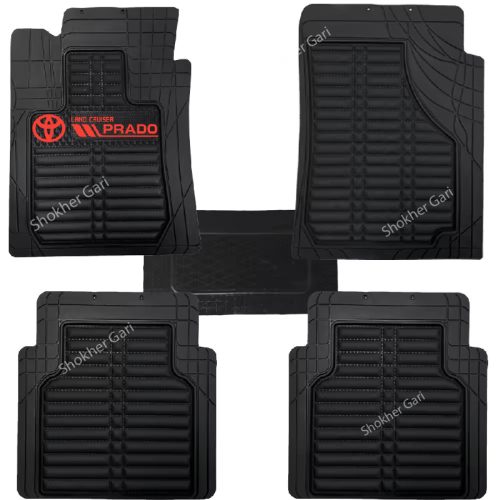 4D Luxury PVC Soft Floor mat 5pcs set - Image 1