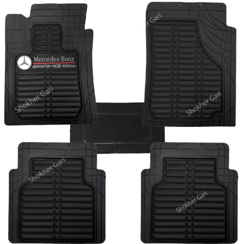 4D Luxury PVC Soft Floor mat 5pcs set - Image 8
